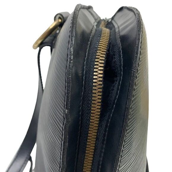 Authentic LOUIS VUITTON Epi Gobelin Backpack VI0966 Black main image 4